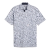 Polo de Golf Blanc/Marine Homme Puma Cloudspun Butterflies