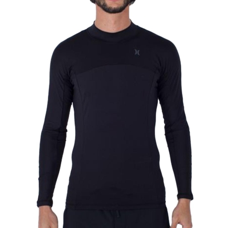 Lycra manche longue Noir Hommes Hurley Channel crossing