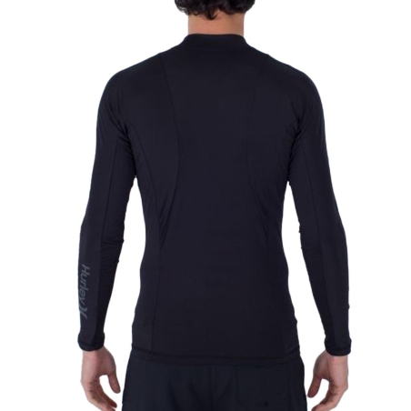 Lycra manche longue Noir Hommes Hurley Channel crossing