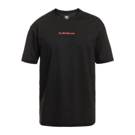 Lycra Noir Homme Quiksilver Mongrel Surf Tee Ss