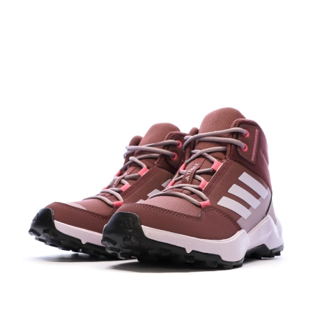 Chaussures de Randonnée Bordeaux Fille Adidas Terrex Ax4r Mid