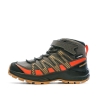 Chaussures de Randonnée Marron/Orange Garçon Salomon Xa Pro V8 Mid