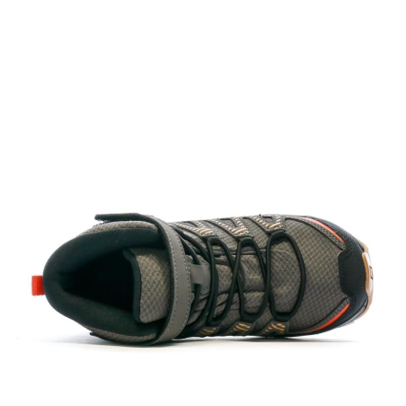Chaussures de Randonnée Marron/Orange Garçon Salomon Xa Pro V8 Mid