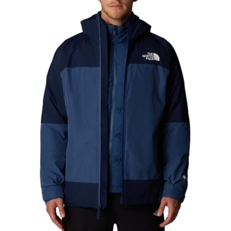 Veste Gore Tex Bleu Homme The North Face Mountain Light Triclimate 3 In 1