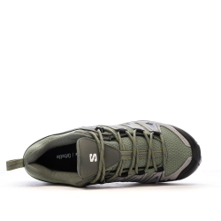 Chaussures de randonnées Grises/Vertes Homme Salomon Pioneer