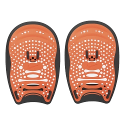 Plaquettes de Natation Noir/Orange Nike Ness
