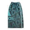 Serviette Turquoise/Noir Homme Adidas Wrap Towel
