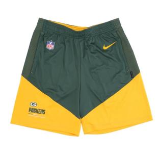 Green Bay Packers Short Jaune/Vert Homme Nike 11UW