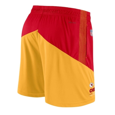 Kansas City Chiefs Short Rouge/Jaune Homme Nike NF01