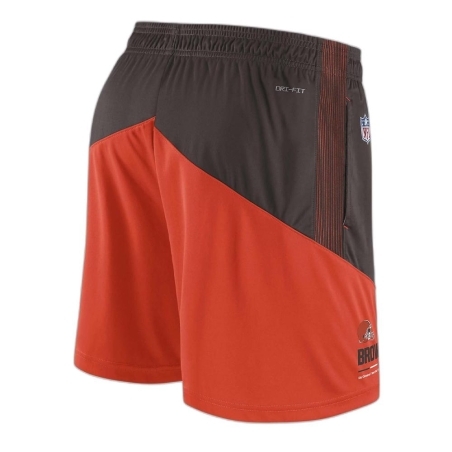 Browns Short Noir/Rouge Homme Nike 11UW