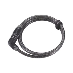 Antivol à Câble Noir BBB Codesafe 6/10x1500