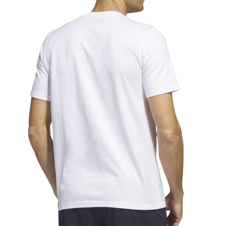 T-Shirt Blanc Homme Adidas Camor
