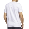 T-Shirt Blanc Homme Adidas Camor