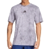 T-Shirt Violet Homme Adidas Primelift