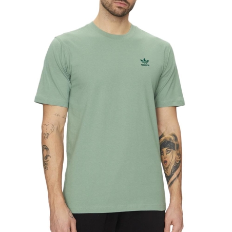 T-Shirt Vert Homme Adidas Trefoil