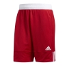 Short de Sport Rouge Homme Adidas 3g Spee