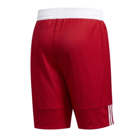 Short de Sport Rouge Homme Adidas 3g Spee