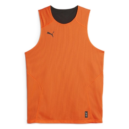 Débardeur de sport Orange Homme Puma Hoops