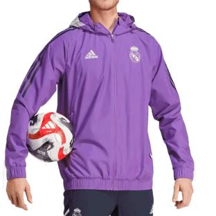 Real Madrid Coupe Vent Violet Homme Adidas 2022/23