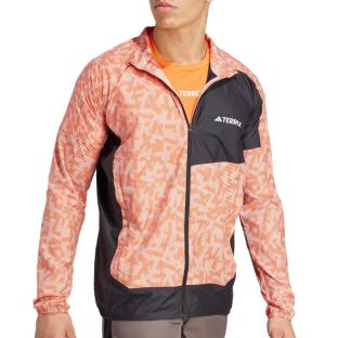 Veste Rose/Noir Homme Adidas Trail