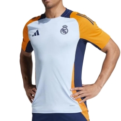 Real Madrid Maillot Training Bleu/Orange Homme Adidas 24/25