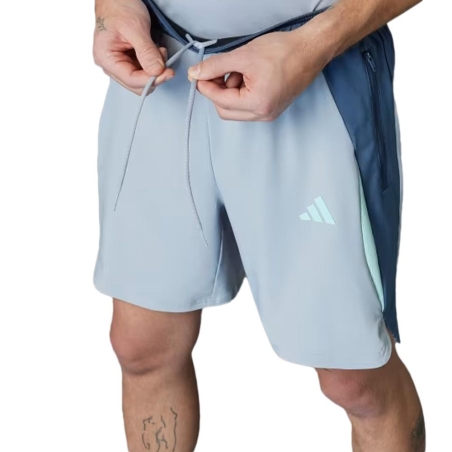 Short Gris Homme Adidas Tech App