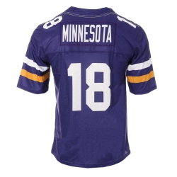 Maillot Americain Violet Homme Sport Zone Minnesota