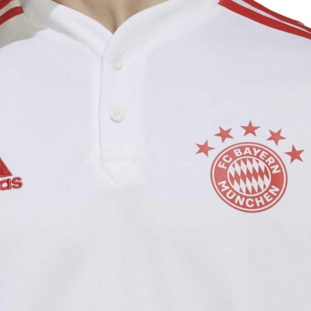 Bayern Munich Polo Blanc Homme Adidas 2022/23