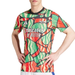 Arsenal Maillot d'avant-match Rouge/Vert Homme Adidas Preshi