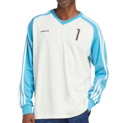 Maillot de Sport Blanc/Bleu Homme Adidas 1
