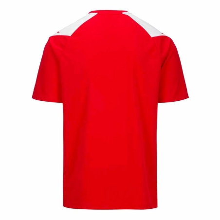 Maillot Rouge/Blanc Homme Kappa Loreto