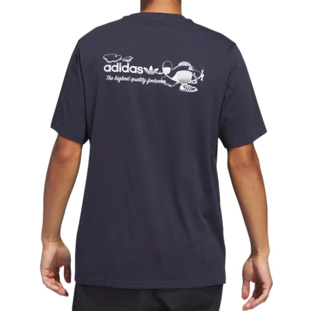 T-Shirt Marine Homme Adidas Dogplane