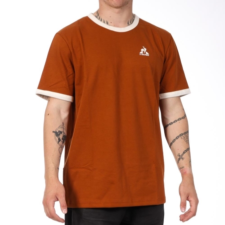 T-Shirt Marron Homme Le Coq Sportif Spe