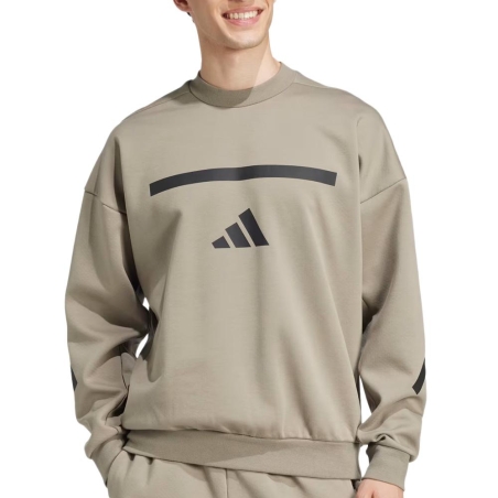 Sweat Marron Homme Adidas JE3076