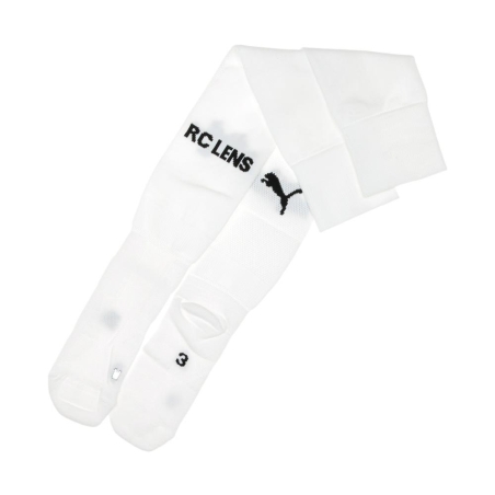 RC Lens Chaussettes de Foot Blanches Puma Team