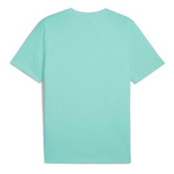 T-Shirt Turquoise Homme Puma Color