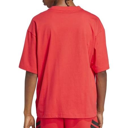 T-Shirt Rouge Homme Adidas JI6414