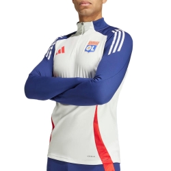 OL Sweat Training 1/4 zip Blanc Homme Adidas Tiro 24