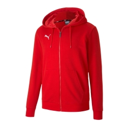 Sweat Zippé Rouge Homme Puma Teamgoal