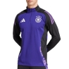 Allemagne Sweat 1/4 zip Violet Homme Adidas Tiro 24