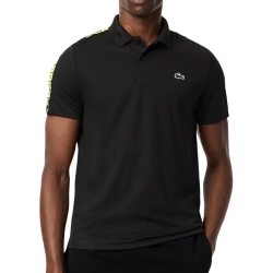 Polo de tennis Noir Homme Lacoste Ultra Dry