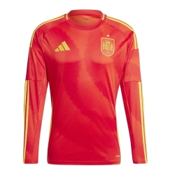 Espagne Maillot Domicile Manches Longues Homme Adidas 2024