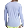T-Shirt Manches Longues Bleu Homme Adidas Promo