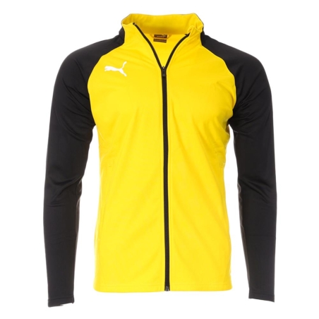 Veste Noire/Jaune Homme Puma Teamliga