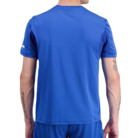 T-Shirt Bleu Homme Le Coq Sportif Tennis Pro