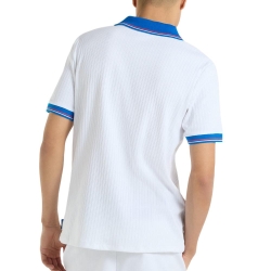 T-shirt de Tennis Blanc/Bleu Homme Umbro Brillante