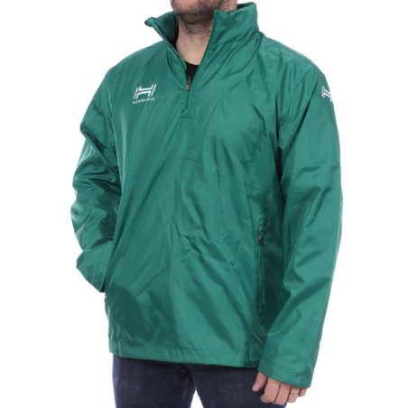 Coupe-vent 1/4 zip vert homme Hungaria Training Premium 15