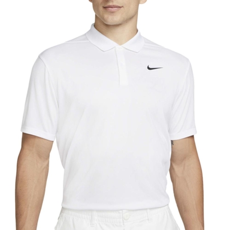Polo Blanc Homme Nike M Nkct