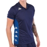 T-Shirt Noir Marine Kappa Deggiano