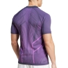 Polo Violet Homme Adidas Seam